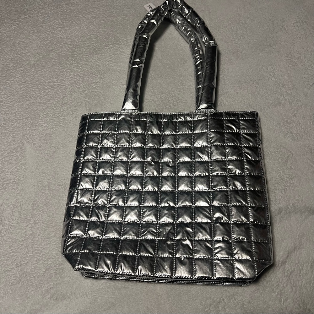 Clinique metallic puff tote bag - Picture 4 of 6